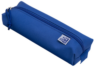 Oxford Schlamper-Etui, Polyester, rechteckig, klein, blau