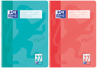 Oxford Schulheft Touch, DIN A4, L ineatur 27, aqua (5401913)