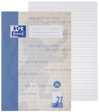 Oxford Schulheft "Recycling", DIN A4, 16 Blatt, Lineatur 21