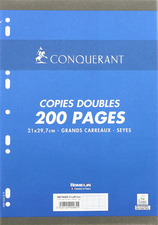CONQUERANT Sept Kanzleipapier, DIN A4, SEYES, 100 Blatt