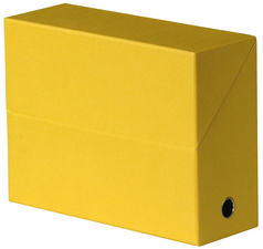 Oxford Dokumentenmappe, aus Wellpappe, gelb