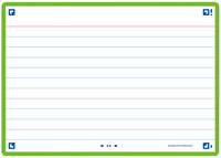 Oxford Karteikarten "Flash 2.0", 105 x 148 mm, grün