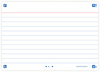 Oxford Karteikarten "Flash 2.0", 105 x 148 mm, liniert, weiß