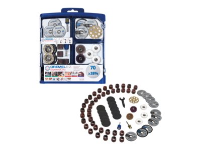 DREMEL EZ SpeedClic-Zubehörset 70tlg. Dremel 2615E725JA Schaft-Ø 3.2 mm