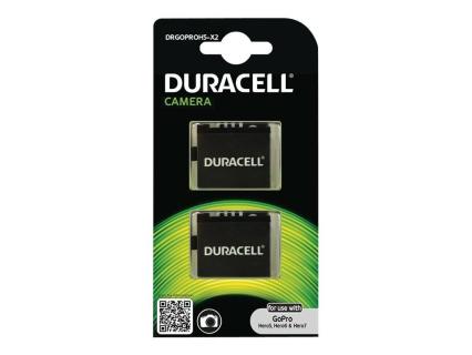 DURACELL 1x2 Duracell Li-Ion Akku 1250mAh für GoPro Hero 5/Hero 6/Hero 7