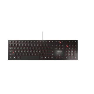 CHERRY KC 6000 Slim Corded Keyboard - USB - BLACK - US-Englisch mit EURO Symbol