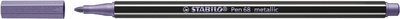 STABILO Fasermaler Pen 68 metallic, violett
