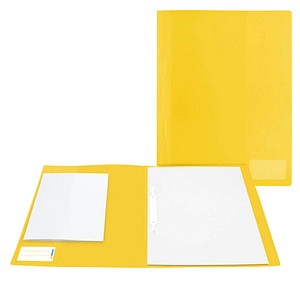 3 HERMA Schnellhefter Kunststoff gelb DIN A4