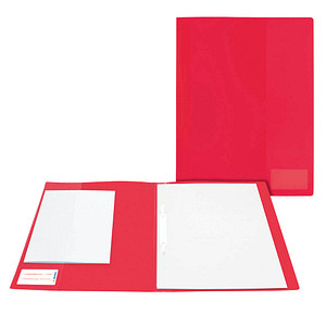 3 HERMA Schnellhefter Kunststoff rot DIN A4