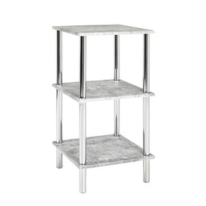 HAKU Möbel Regal betonoptik,grau 39,0 x 39,0 x 77,0 cm