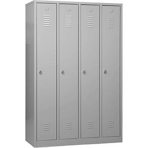 Gürkan Spind lichtgrau 105035, 4 Schließfächer 117,0 x 50,0 x 180,0 cm