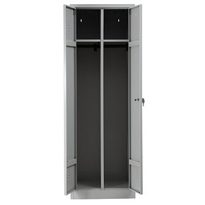 Gürkan Spind lichtgrau 103447, 1 Schließfach 60,0 x 50,0 x 180,0 cm