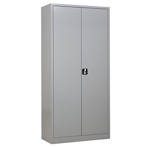 Gürkan Stahlschrank 100161 lichtgrau 92,0 x 42,0 x 195,0 cm