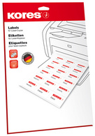 KORES Universal-Power-Etiketten, 210 x 297 mm, weiß mit Spezialkleber für schwi