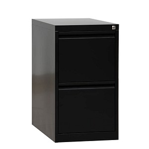 Gürkan Hängeregistraturschrank schwarz mit 2 Schubladen 40,0 x 62,0 x 70,0 cm