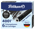 Pelikan Tintenpatronen 4001 TP/6, b rillant-schwarz (56301218)