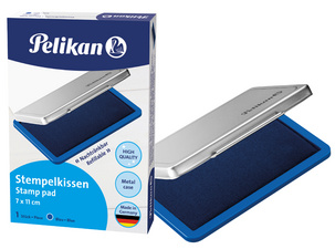 PELIKAN Stempelkissen Gr. 2 (B)110 x (T)70 mm, rot in Metallgehäuse (331025)