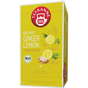 TEEKANNE ORGANIC. GINGER LEMON Bio-Tee 20 Portionen