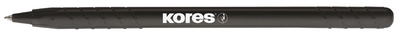Kores Einweg-Kugelschreiber K-Pen Super Slide K0, schwarz