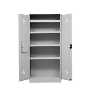 Gürkan Umweltschrank 107525 lichtgrau 92,0 x 42,0 x 195,0 cm