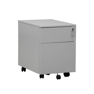 Gürkan Rollcontainer lichtgrau 2 Auszüge 39,0 x 59,0 x 55,0 cm