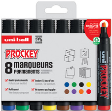 uni-ball Permanent-Marker PROCKEY PM126/8 PF, 8er-Set