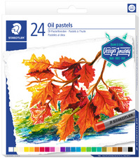 STAEDTLER Öl-Pastellkreide karat, 24er Kartonetui wasserfest, bruchfest, papier