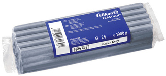 Pelikan Qualitäts-Knetmasse Plastil in, grau (56601492)