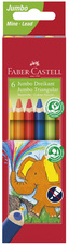 FABER-CASTELL Dreikant-Buntstifte Jumbo, 24er Etui