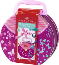 FABER CASTELL 33 Connector Filzstifte farbsortiert; 1 Pack = 33 St.
