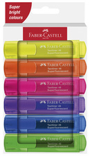FABER-CASTELL Textmarker TEXTLINER 1546, 6er Kartonetui