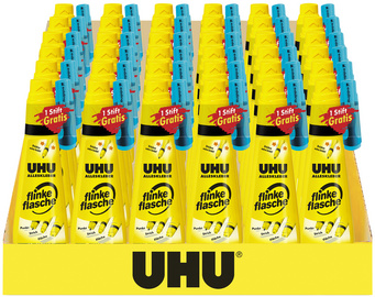 UHU Schulmodul 2023: Alleskleber flinke flasche + Textmarker