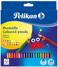 Pelikan Dreikant-Buntstifte dünn, 2 4er Kartonetui (56700122)