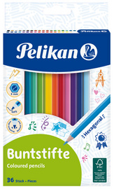 Pelikan Dreikant-Buntstifte dünn, 3 6er Kartonetui (56700139)