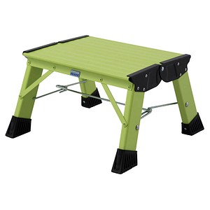 KRAUSE Klapptritt MONTO Treppy Plusline grün 1 Stufe, H: 38,0 cm