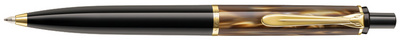 Pelikan Druckkugelschreiber K 200, braun marmoriert