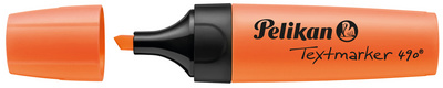 Textmarker 490 Leucht-Orange Strichstärke: 1,2 und 5 mm, Universal-