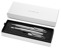 Pelikan Schreibgeräte-Set Jazz Noble Elegance, silver