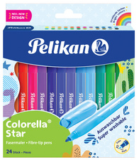 Pelikan Fasermaler colorella star, 24er Kartonetui