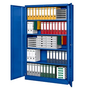 Gürkan Stahlschrank 111155 enzianblau 120,0 x 42,0 x 195,0 cm