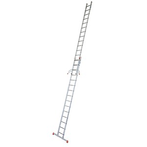 KRAUSE Schiebeleiter MONTO Fabilo alu 30 Sprossen, H: 440,0 cm