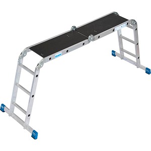KRAUSE Vielzweckleiter STABILO alu 12 Sprossen, H: 100,0 cm