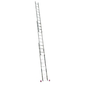 KRAUSE Vielzweckleiter CORDA alu 3x 10 Sprossen, H: 280,0 cm