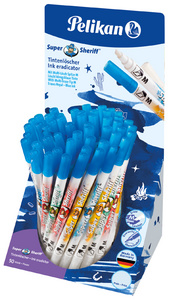 PELIKAN Tintenlöscher Super Sheriff 258M, im Thekedisplay zwei Spitzen - lösche