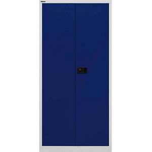 BISLEY Putzmittelschrank Universal  E782AAG505 lichtgrau, oxofordblau 91,4 x 40,0 x 195,0 cm