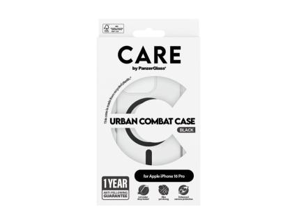 PANZERGLASS CARE Flagship Case Urban Combat w. Black MagSafe iPhone '24 6.3" Pro
