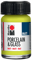 Marabu Farbe "Porcelain & Glass", matt, 15 ml, schwarz