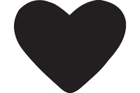 HEYDA Motivstanzer Herz, klein, Farbe: rot