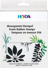 HEYDA Moosgummi Stempel-Set "Blätter"