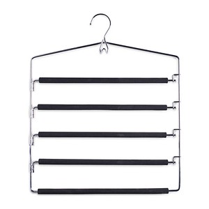 Zeller Hosenbügel platzsparend schwarz